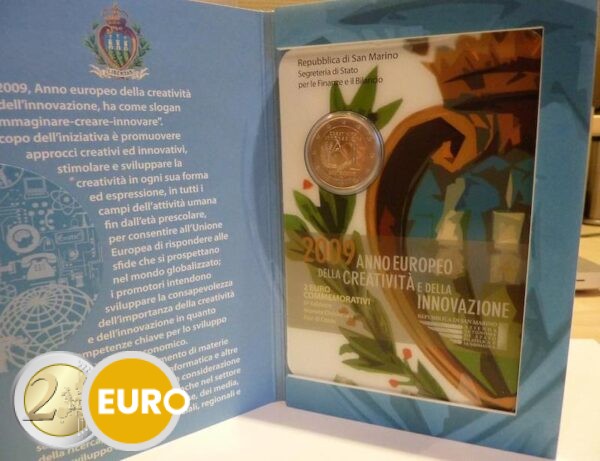 2 euros San Marino 2009 - Año de la Creatividad y la Innovación BU FDC