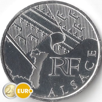 10 Euro Frankreich 2010 - Elsass UNZ