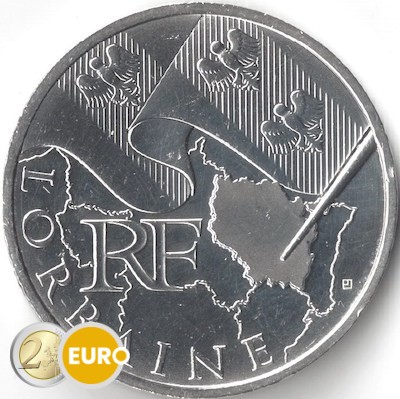 10 Euro Frankreich 2010 - Lothringen UNZ