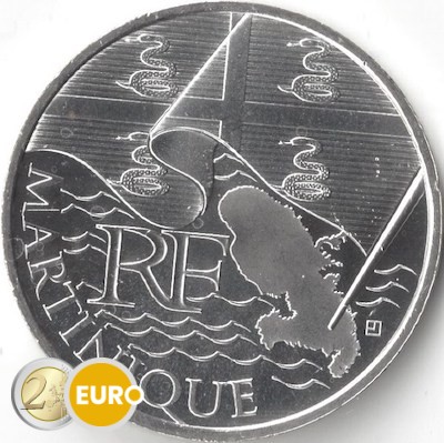 10 Euro Frankreich 2010 - Martinique UNZ