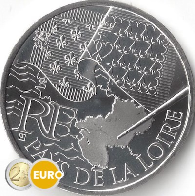 10 Euro Frankreich 2010 - Pays de la Loire UNZ