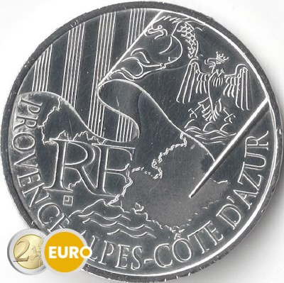 10 Euro Frankreich 2010 - Provence-Alpen-Côte d'Azur UNZ