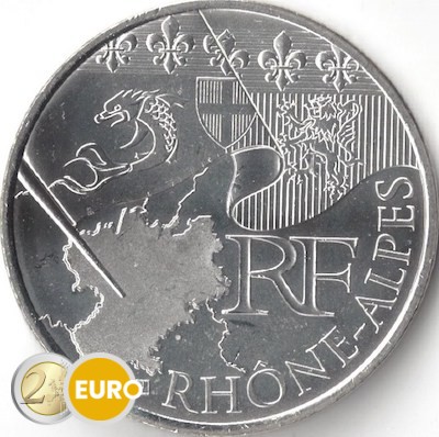 10 Euro Frankreich 2010 - Rhone-Alpen UNZ