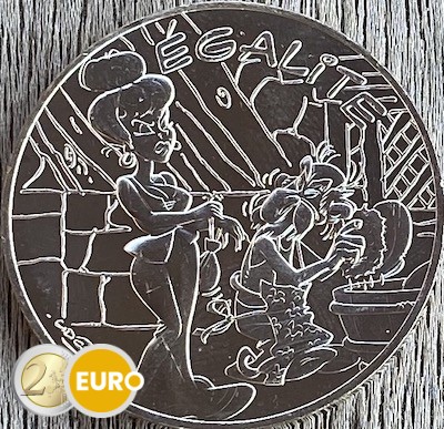 10 euro Frankreich 2015 - Asterix Gleichheit Streit um Asterix