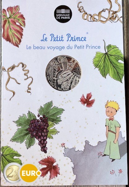 10 euros Francia 2016 - El Principito La catedral de Reims - en coincard