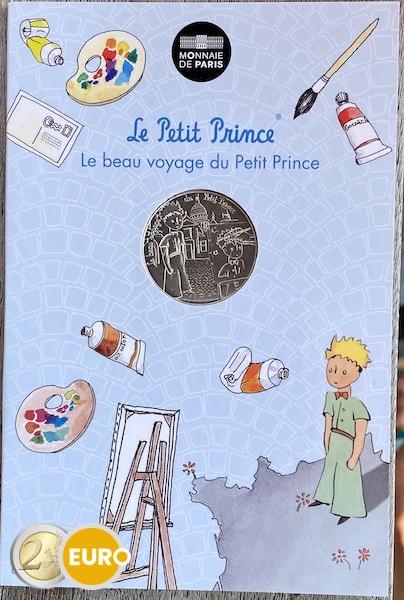 10 Euro Frankreich 2016 - Der kleine Prinz Paris Montmartre in Coincard