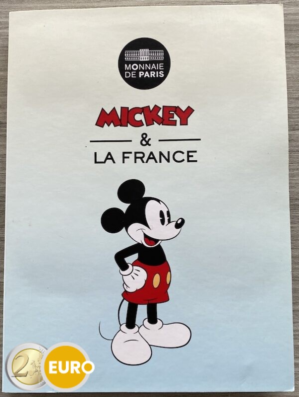 20 x 10 euros Francia 2018 - Mickey y Francia - en librete