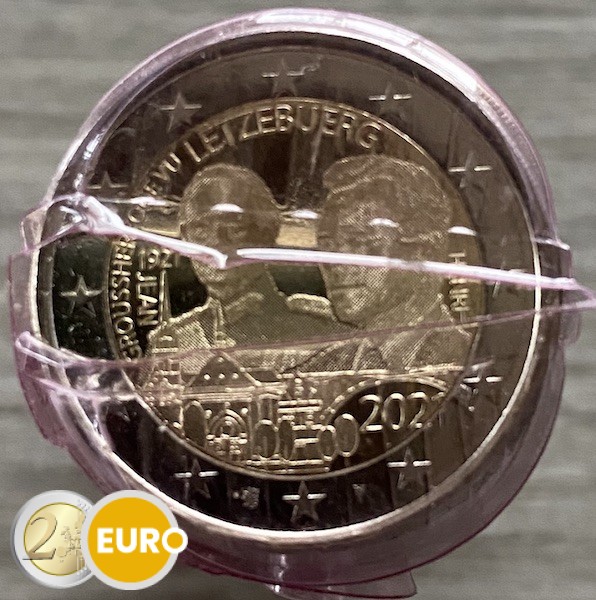 25 x 2 Euro Luxemburg 2021 - 100. Geburtstag Jean Foto