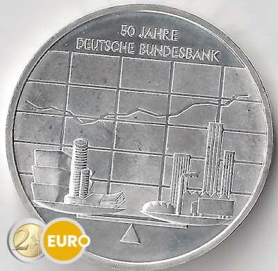 10 Euro Deutschland 2007 - J 50 Jahre Bundesbank Stgl.