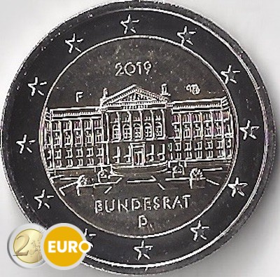 2 Euro Deutschland 2019 - F Bundesrat UNZ