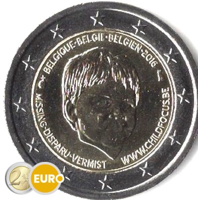 2 Euro Belgien 2016 - Child Focus UNZ