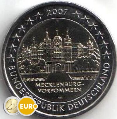 2 Euro Deutschland 2007 - F Mecklenburg-Vorpommern UNZ