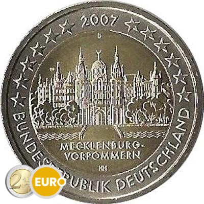 Alemania 2007 - 2 euro D Mecklemburgo-Pomerania Occidental UNC