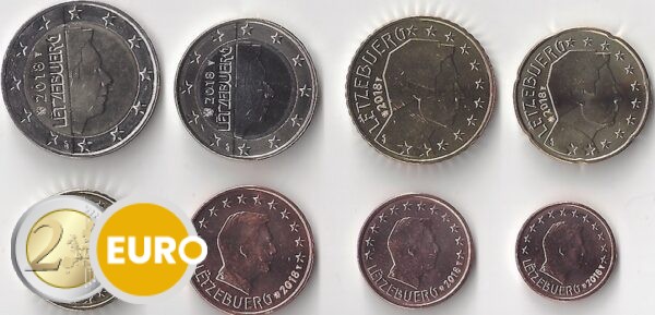 Euro set UNC Luxembourg 2018