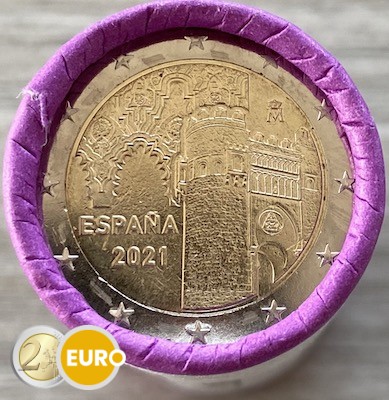 Rouleau 2 euros Espagne 2021 - Vieille ville de Tolède