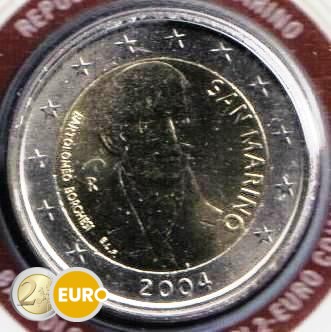2 euro San Marino 2004 - Bartolomeo Borghesi BU FDC