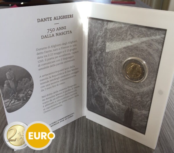 2 Euro San Marino 2015 - Dante Alighieri Stgl.