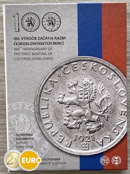 KMS Slowakei 2021 PP - tschechoslowakischer Münzen