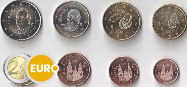 Euro set UNC Spain 2013
