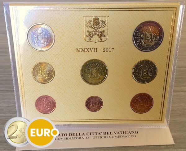 Euro set BU FDC Vatican 2017
