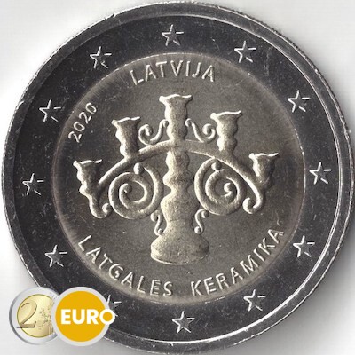 2 Euro Lettland 2020 - Lettische Keramik UNZ