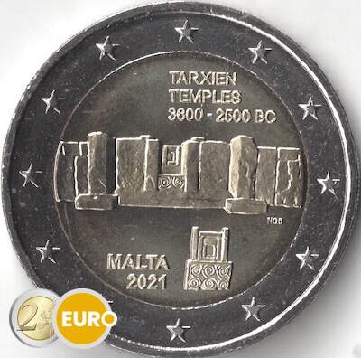 2 euro Malta 2021 - Tempel von Tarxien UNZ UNC