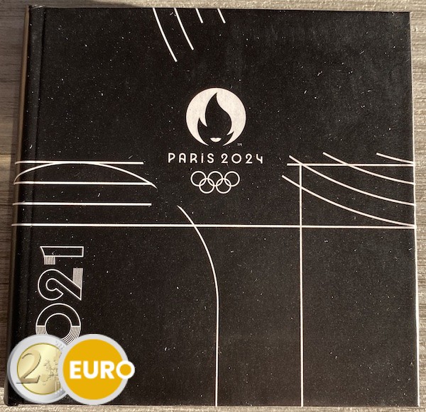 2 euro Frankreich 2021 - Übergabe olympischen Fahne PP BE Proof in Box