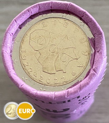 Rouleau 2 euros Lituanie 2022 - 100 ans de basket