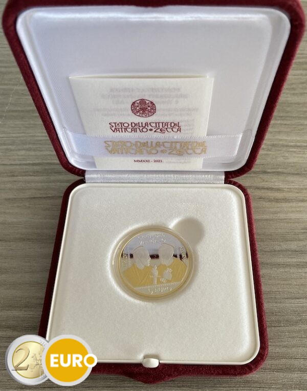 5 euro Vatikan 2021 - St. Peter und Paul PP BE Proof Silber und Gold