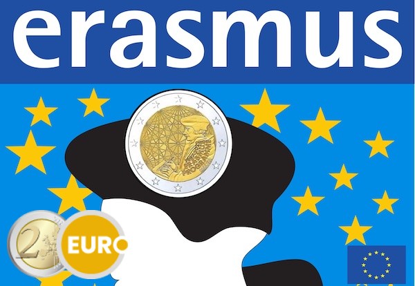 2 Euro Malta 2022 - Erasmus Stgl. Coincard