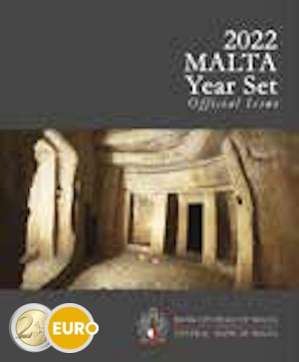 KMS Stgl. Malta 2022 + 2 Euro Hypogäum von Hal-Saflieni