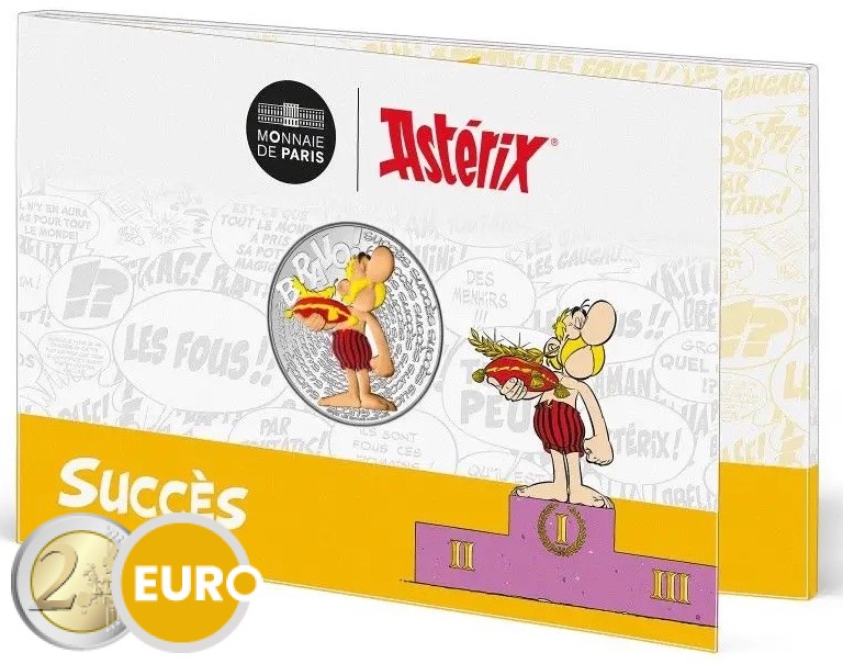 50 Euro Frankreich 2022 - Asterix Erfolg PP Silber farbig