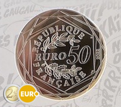 50 Euro Frankreich 2022 - Asterix 4 PP Silber farbig