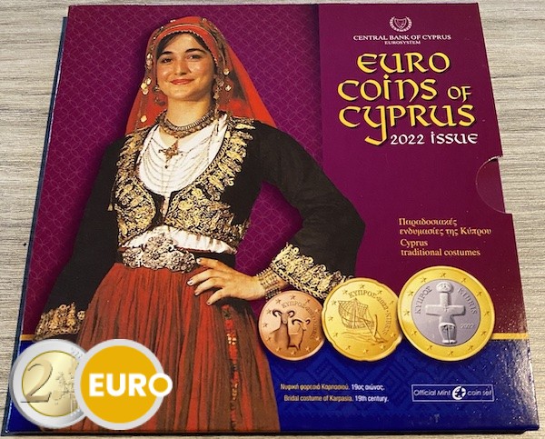 Série euro BU FDC Chypre 2022 - Costumes traditionnels