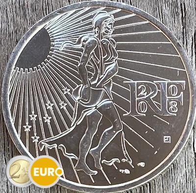 15 Euro Frankreich 2008 - Säerin in Bewegung UNZ