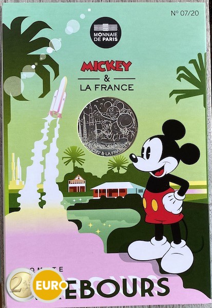 10 Euro Frankreich 2018 - Mickey Countdown - in Coincard