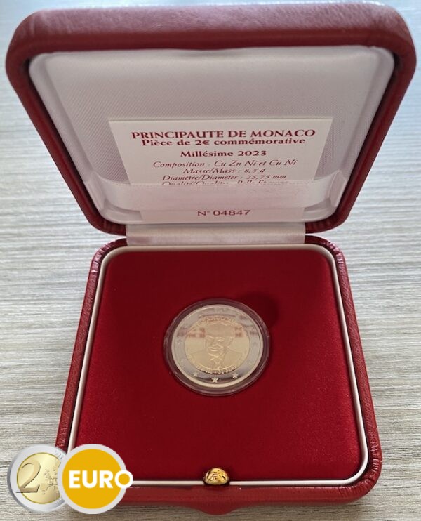 2 Euro Monaco 2023 - Rainier III PP