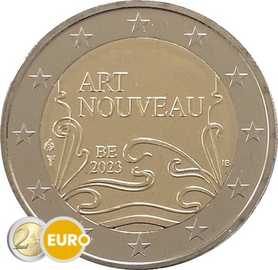 2 Euro Belgien 2023 - Jugendstil UNZ