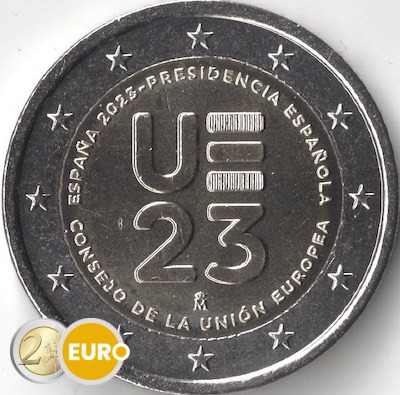 2 Euro Spanien 2023 - EU-Präsidentschaft UNZ