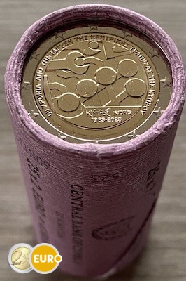 Rouleau 2 euros Chypre 2023 - Banque centrale