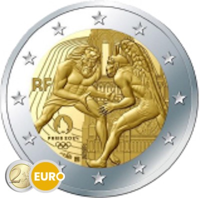 2 Euro Frankreich 2024 - Herkules und der Ringkampf - Notre Dame PP
