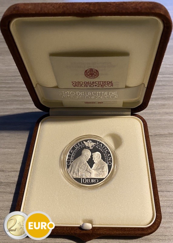 10 Euro Vatikan 2023 - Benedikt XVI PP Silber