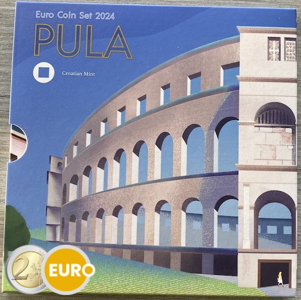 Euro set BU FDC Croatia 2024 Pula