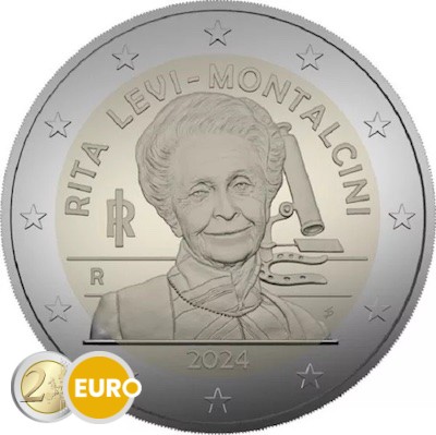2 Euro Italien 2024 - Rita Levi-Montalcini PP