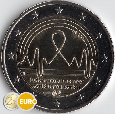 2 euro Belgie 2024 - Strijd tegen kanker UNC