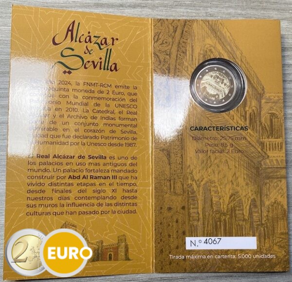2 Euro Spanien 2024 - Kathedrale von Sevilla PP
