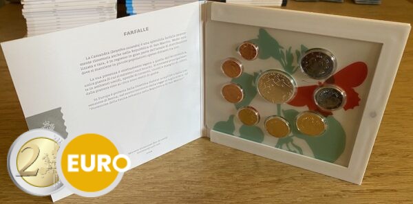 KMS Stgl. San Marino 2024 + 5 Euro Schmetterling