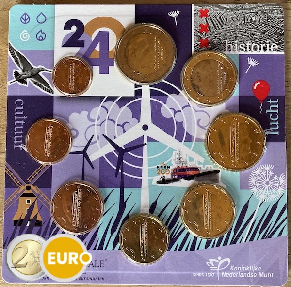 Euro set UNC Netherlands 2024 Air