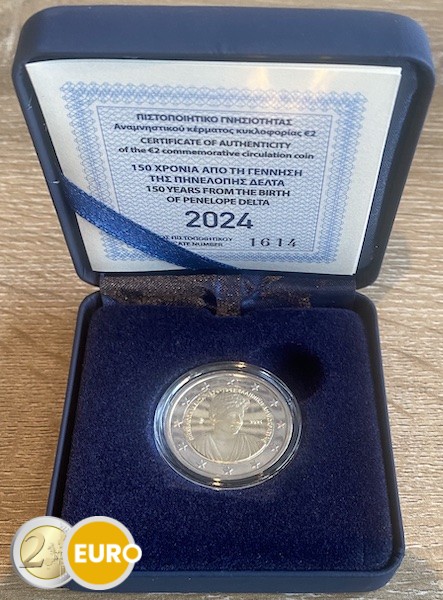 2 Euro Griechenland 2024 - Penelope Delta PP