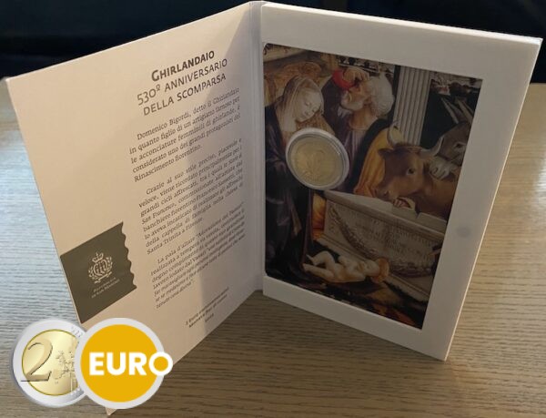 2 Euro San Marino 2024 - Ghirlandaio Stgl.